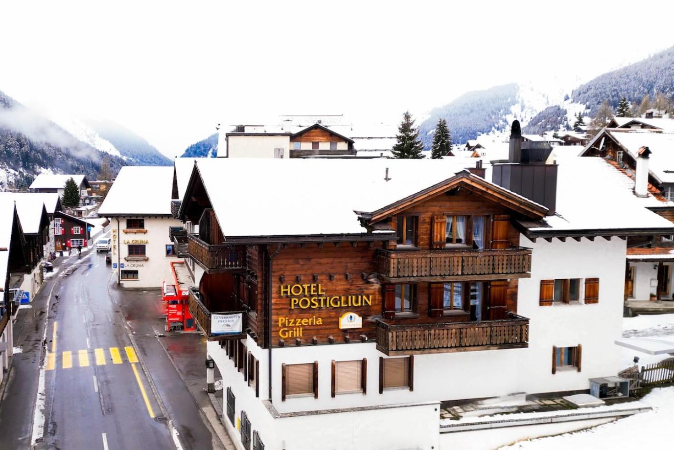 Workation Apartments - 24-7 Self-Checkin - Hotel Postigliun Sedrun Dış mekan fotoğraf